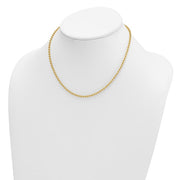 Herco 18K Gold Chain 2.5mm Bead Link Necklaces