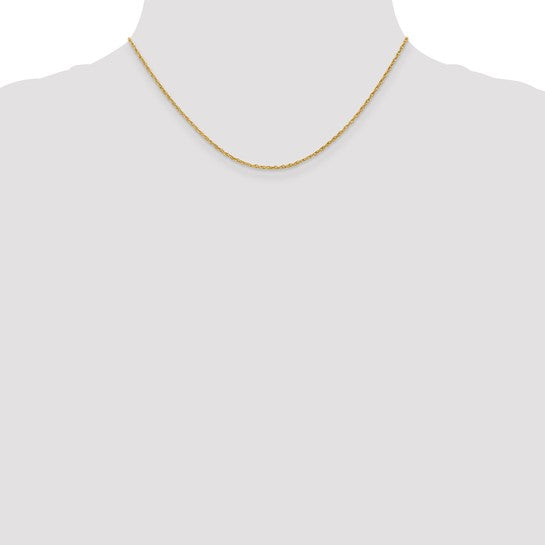 Leslie's 1.3mm Baby Rope 18K Gold Chain with Lobster Clasp