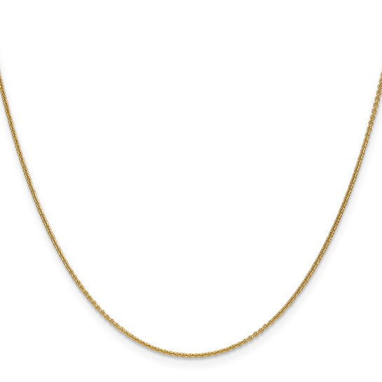 Leslie's 18K Gold Chain Diamond Cut Cable Link