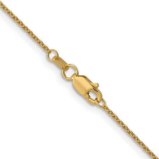 Leslie's 18K Gold Chain Diamond Cut Cable Link