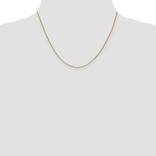 Leslie's 18K Gold Chain Diamond Cut Cable Link