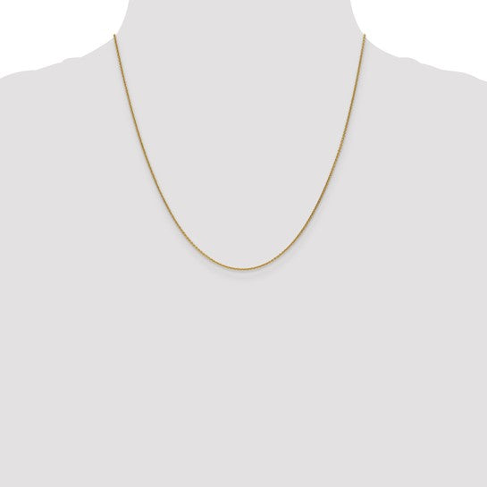 Leslie's 18K Gold Chain Diamond Cut Cable Link