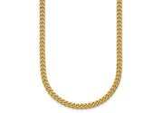 Herco 18K Polished 4.2mm Solid Curb 24 Inch Chain