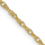 Leslie's 1.3mm Baby Rope 18K Gold Chain with Lobster Clasp