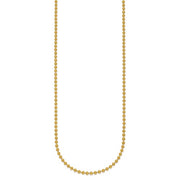 Herco 18K Gold Chain 2.5mm Bead Link Necklaces