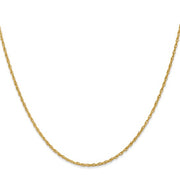 Leslie's 1.3mm Baby Rope 18K Gold Chain with Lobster Clasp