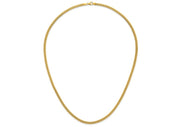 Herco 18K Gold Chain Polished 4.2mm Solid Curb 24 Inch