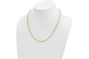 Herco 18K Polished 3.4mm Solid Paperclip Link 20 Inch Chain