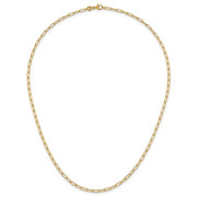 Herco 18K Gold Chain Polished 2.5mm Solid Paperclip Link