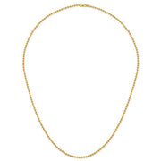 Herco 18K Gold Chain 2.5mm Bead Link Necklaces