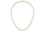 Herco 18K Polished 3.4mm Solid Paperclip Link 20 Inch Chain