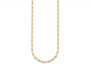 Herco 18K Polished 3.4mm Solid Paperclip Link 20 Inch Chain