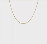 Leslie's 1.3mm Baby Rope 18K Gold Chain with Lobster Clasp