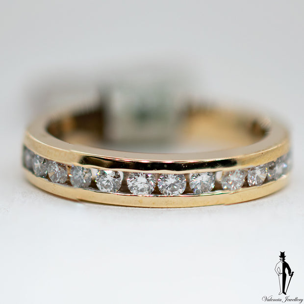 0.56 CT. (SI1-SI2) Diamond Band in 14K Yellow Gold